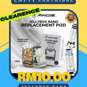 RINCOE JELLYBOX NANO EMPTY CARTRIDGE